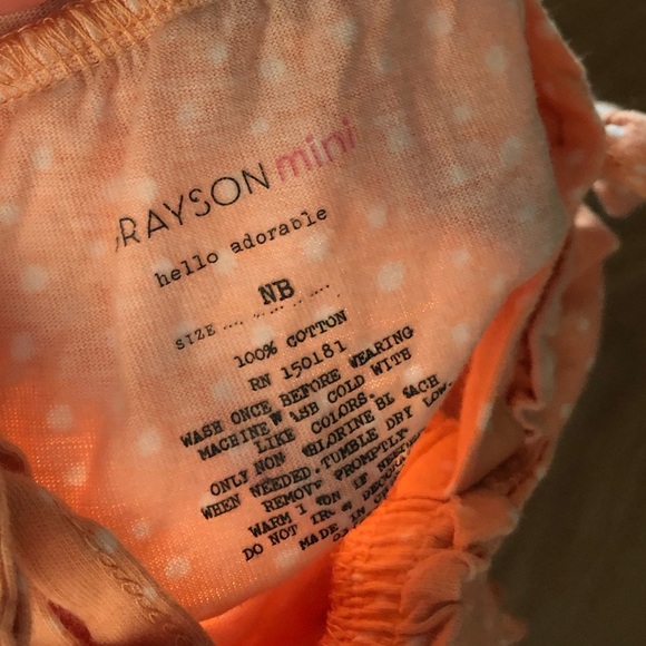 Grayson Mini|Baby girl pastel coral polka dot tiered ruffle sundress•••Cotton - Picture 4 of 4